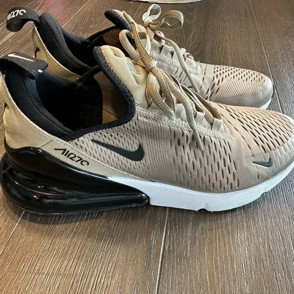 Nike Air 270 Men Beige Khaki/Black size 9.5 Sneakers Tennis Shoes Like New! s-l400.jpg main image 4